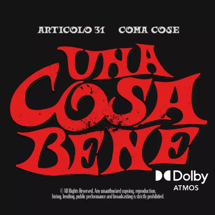 Una cosa bene_ Articolo 31 Coma Cosa _ Dolby Atmos Mix mix engineer Marco Borsatti